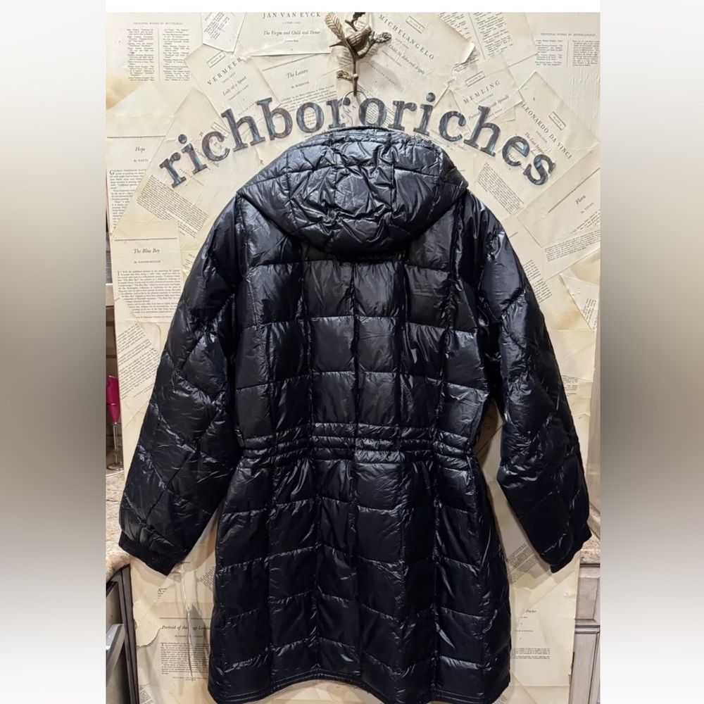 Free People Movement Patricia Packable Poncho Puffer Hooded Zip Fleece Collar - Picture 7 of 7